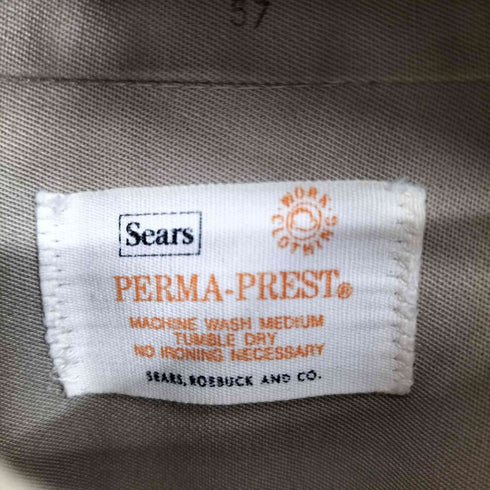 シアーズ Sears 70S L/S ワークシャツ メンズ import:M