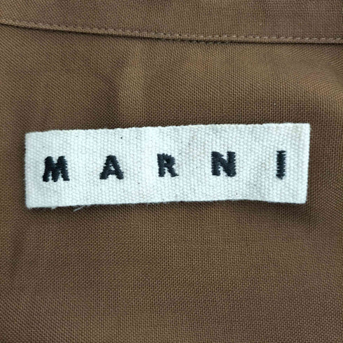 マルニ MARNI トロピカルウール半袖シャツ メンズ 44