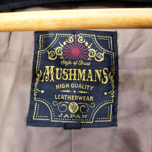 MUSHMANS DEER SKIN Adventurer CRUSAIDERS シボ革 レザージャケット メンズ 42