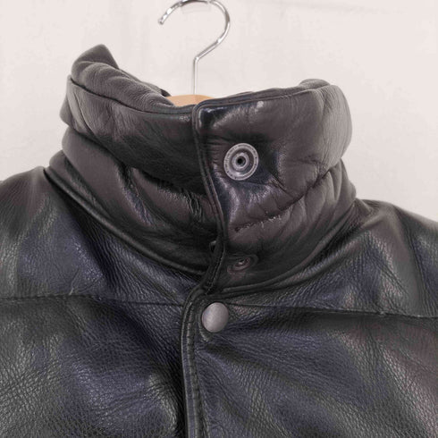 MUSHMANS Utility Leather Down Vest STEER HIDE メンズ 42
