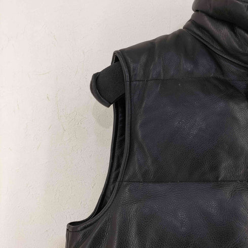 MUSHMANS Utility Leather Down Vest STEER HIDE メンズ 42