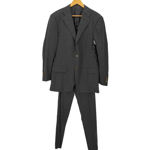 サントリア リング SARTORIA RING GUABELLO社製ウール シングルテーラードジャケット スーツセットアップ メンズ 52