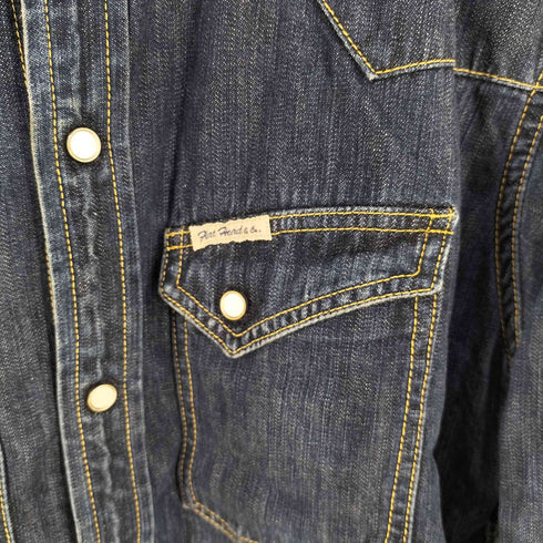 フラットヘッド FLAT HEAD DENIM WESTERN L/S メンズ 42W