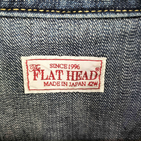フラットヘッド FLAT HEAD DENIM WESTERN L/S メンズ 42W