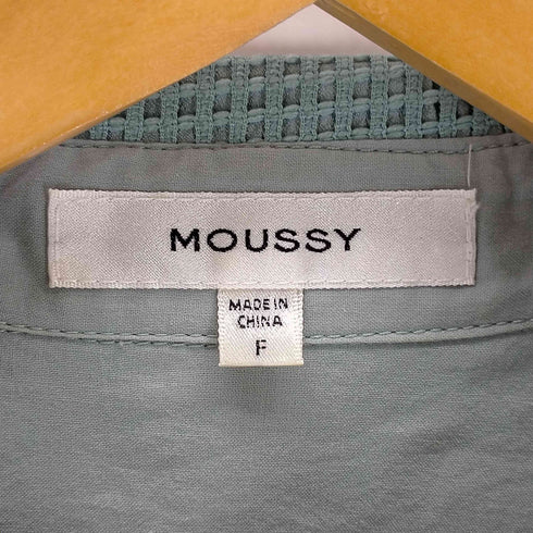 マウジー moussy MESH OVER SHIRT レディース FREE
