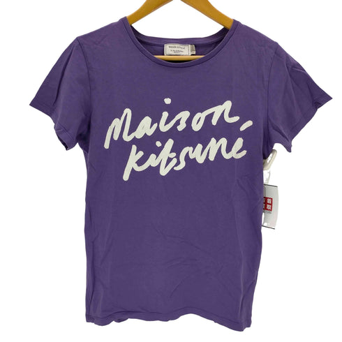 メゾンキツネ MAISON KITSUNE プリントクルーネックT レディース JPN:S