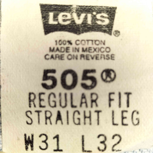 リーバイス Levis 01年製 メキシコ製 00505-4834 メンズ W31/L32