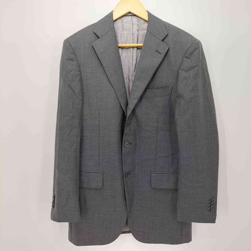 リングジャケット RING JACKET BLACK LABEL ウールシングルテーラードジャケット スーツセットアップ メンズ 48R