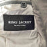 リングジャケット RING JACKET BLACK LABEL ウールシングルテーラードジャケット スーツセットアップ メンズ 48R