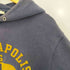 チャンピオン Champion MINNEAPOLIS フロッキープリント ナス紺 パーカー メンズ import:XL