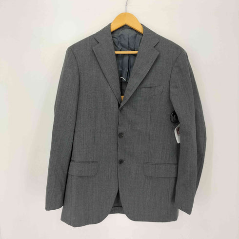 リングジャケット RING JACKET ウールシングルテーラードジャケット スーツセットアップ メンズ 48