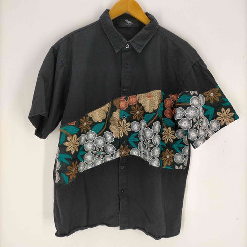 FVLMEN フラワー刺繍シャツ メンズ JPN:M