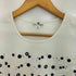 クレージュ courreges ラインストーン 水玉 Tシャツ レディース JPN:9号