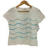 クレージュ courreges ホログラム センターロゴ Tシャツ レディース JPN:9号