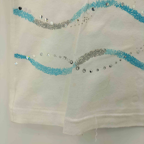 クレージュ courreges ホログラム センターロゴ Tシャツ レディース JPN:9号