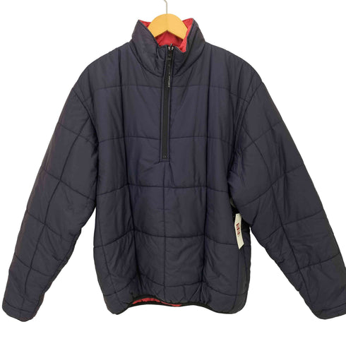 ポロスポーツラルフローレン POLO SPORT RALPH LAUREN 90S リバーシブル ハーフジップ 中綿 バッフル ナイロン ジャケット メンズ import:M