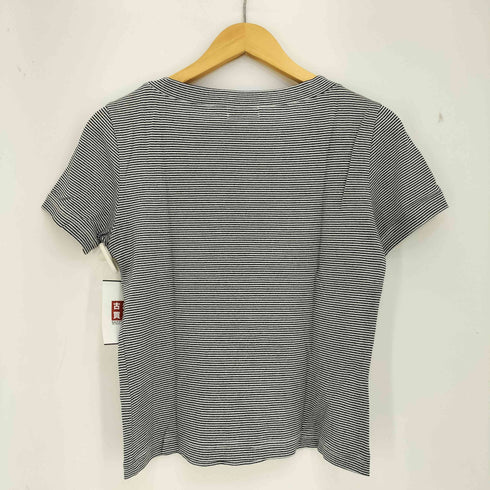 クレージュ courreges ラメ ボーダー Tシャツ レディース JPN:9号
