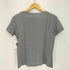 クレージュ courreges ラメ ボーダー Tシャツ レディース JPN:9号