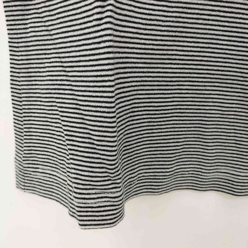 クレージュ courreges ラメ ボーダー Tシャツ レディース JPN:9号