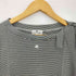 クレージュ courreges ラメ ボーダー Tシャツ レディース JPN:9号