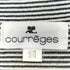 クレージュ courreges ラメ ボーダー Tシャツ レディース JPN:9号