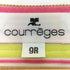 クレージュ courreges スクエアネック ボーダー Tシャツ レディース JPN:9号
