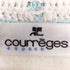 クレージュ courreges クロシェニット切替 半袖ニット&カーディガン アンサンブル レディース JPN:38