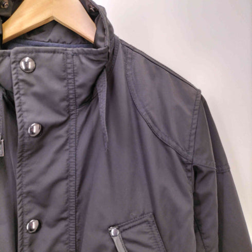 ポロバイラルフローレン Polo by RALPH LAUREN シープレザー パイピング インターナショナル ジップアップ フィールド ジャケット チンスト メンズ import:M