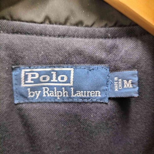 ポロバイラルフローレン Polo by RALPH LAUREN シープレザー パイピング インターナショナル ジップアップ フィールド ジャケット チンスト メンズ import:M
