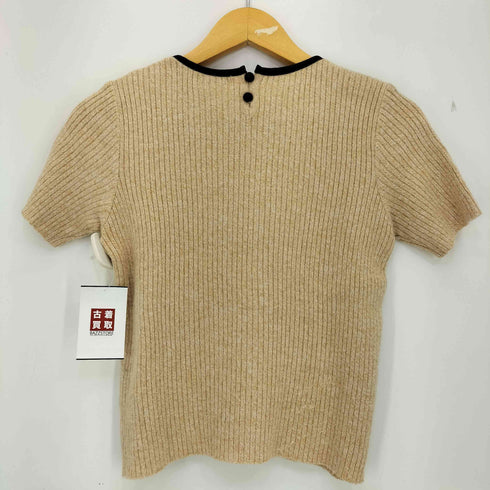 クレージュ courreges メランジ 半袖ニット レディース JPN:9号