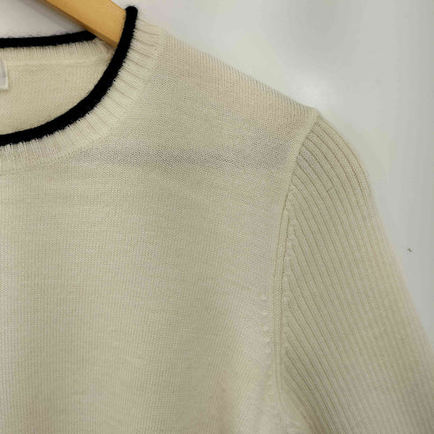 クレージュ courreges アンゴラ混 バイカラー ニット レディース JPN:9号