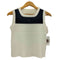 クレージュ courreges リブニット タンクトップ ベスト レディース JPN:9号