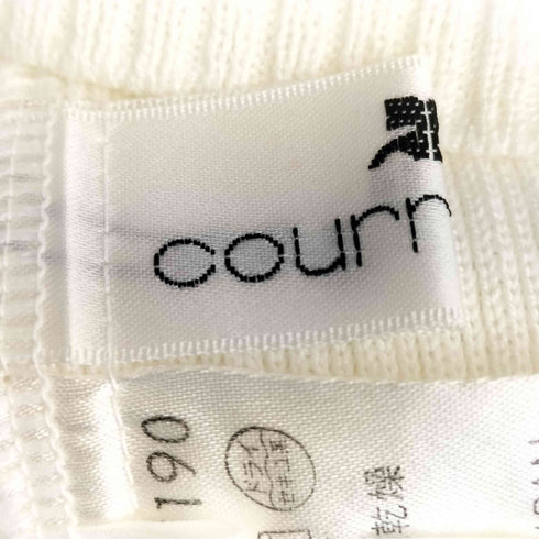 クレージュ courreges リブニット タンクトップ ベスト レディース JPN:9号