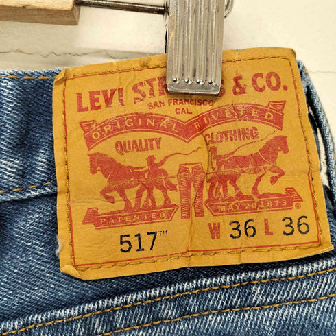 リーバイス Levis 517 BOOT CUT ジップフライデニムパンツ メンズ W36 L36