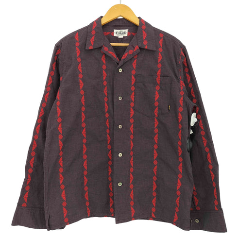 キャリー CALEE JACQUARD STRIPE L/S SHIRTS メンズ JPN:M