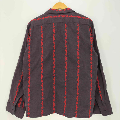 キャリー CALEE JACQUARD STRIPE L/S SHIRTS メンズ JPN:M