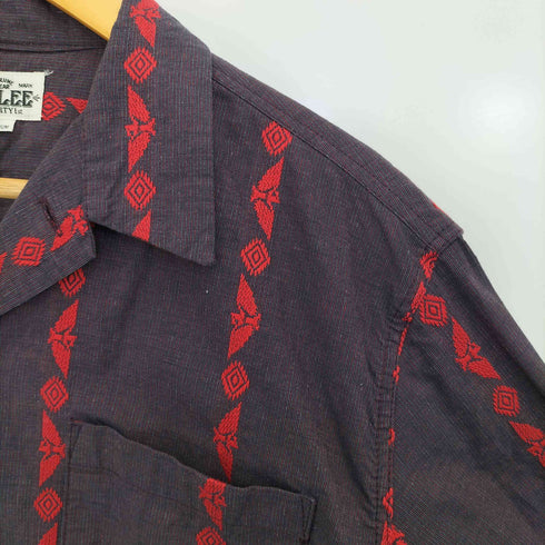 キャリー CALEE JACQUARD STRIPE L/S SHIRTS メンズ JPN:M