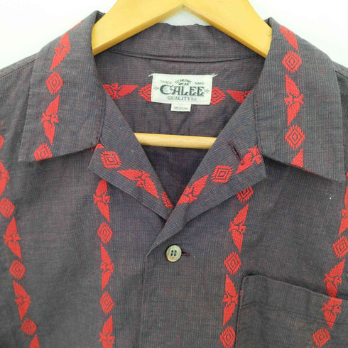 キャリー CALEE JACQUARD STRIPE L/S SHIRTS メンズ JPN:M