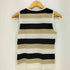 クレージュ courreges ラメ ボーダー ノースリーブ ニット レディース JPN:38