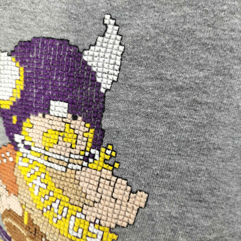 ジャージーズ JERZEES 80s USA製 チームキャラクターフロントデザインスウェット メンズ import:XL