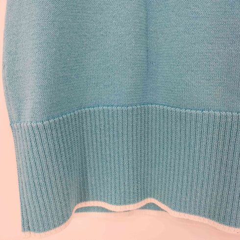 クレージュ courreges スクエアネック 半袖ニット レディース JPN:38