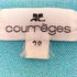 クレージュ courreges スクエアネック 半袖ニット レディース JPN:38