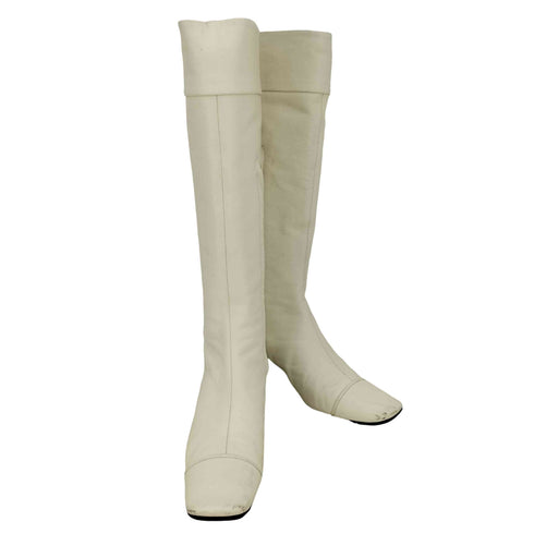 クレージュ courreges スクエアトゥ ロングブーツ レディース JPN:23.5
