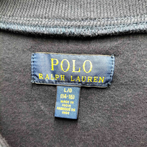 ポロラルフローレン POLO RALPH LAUREN ポニー刺繍 スウェットライナー 付き パッカブルフード ジップアップ フィールドジャケット メンズ import:L