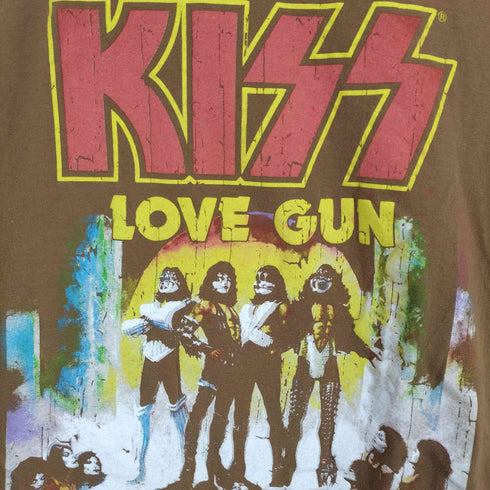 LOVE GUN クルーネックバンドTシャツ メンズ