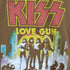 LOVE GUN クルーネックバンドTシャツ メンズ