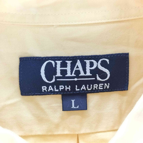 チャップスラルフローレン CHAPS RALPH LAUREN ポロベア刺繍 ボタンダウンシャツ メンズ L