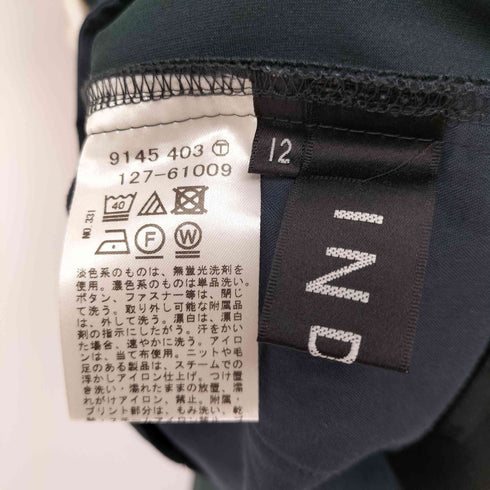 インディヴィ INDIVI スリット入りストレートパンツ レディース 12