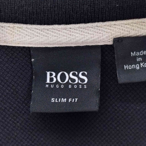 ボスヒューゴボス BOSS HUGO BOSS 刺繍ロゴ ポロシャツ メンズ XL