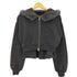 グレイル GRL ファーフードジップパーカー×ミニスカートセットアップ レディース M